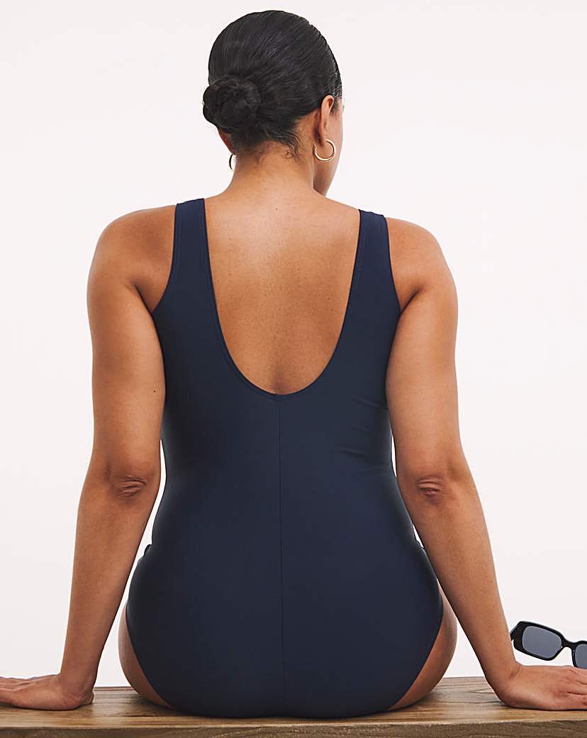 Sports Scoop Neck Swimsuit
