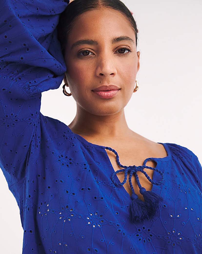 Broderie Beach Dress