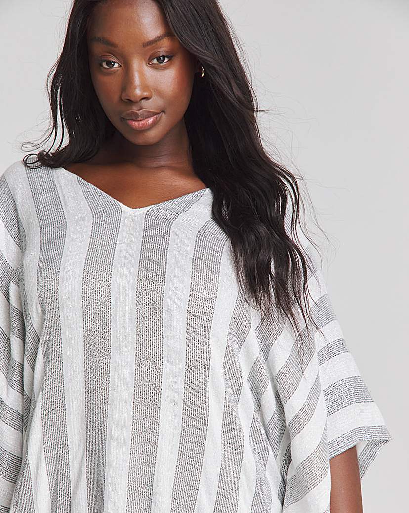 MAGISCULPT Lurex Tassel Beach Kaftan