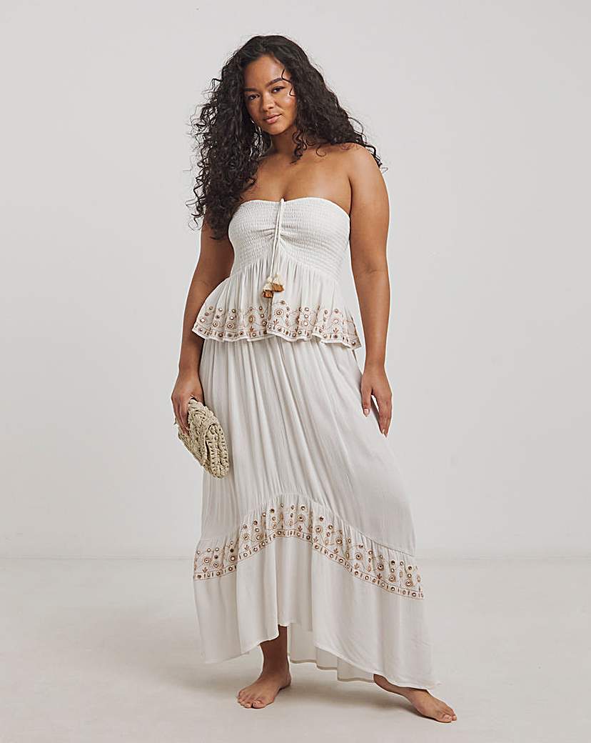 Simply Be Dip Hem Beach Co Ord