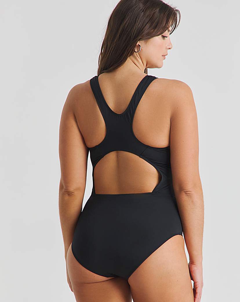 High Neck Racer Back Swimsuit