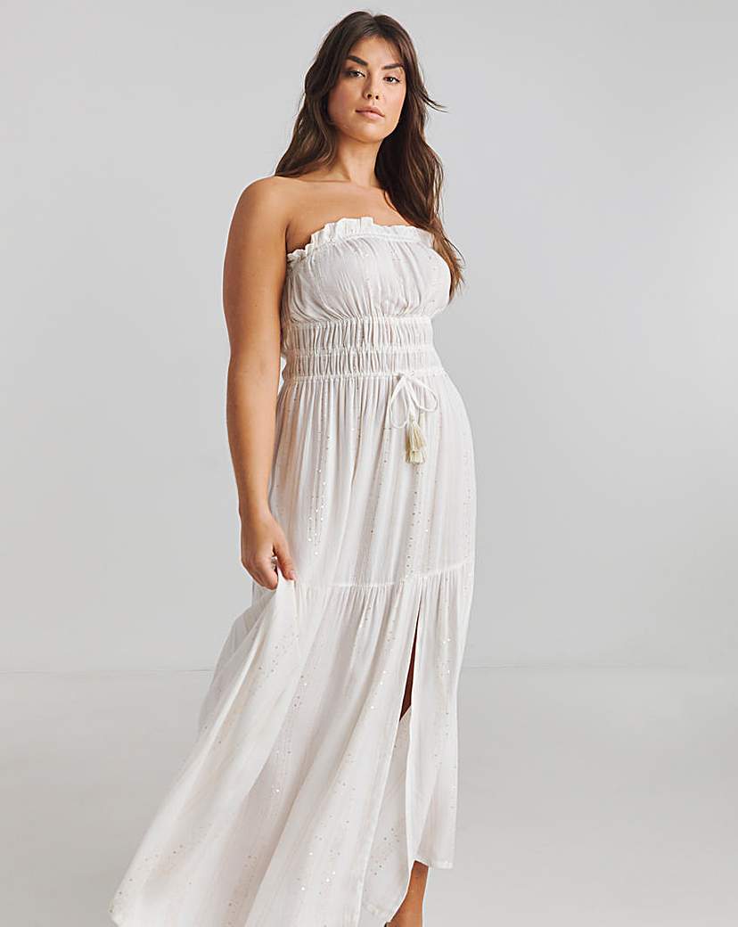 MAGISCULPT Bandeau Maxi Beach Dress