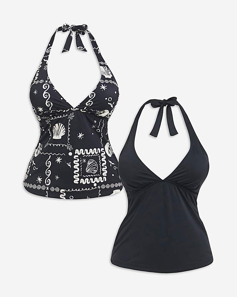 Value 2 Pack Tankini Tops