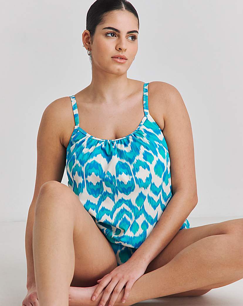 Blouson Tankini Top