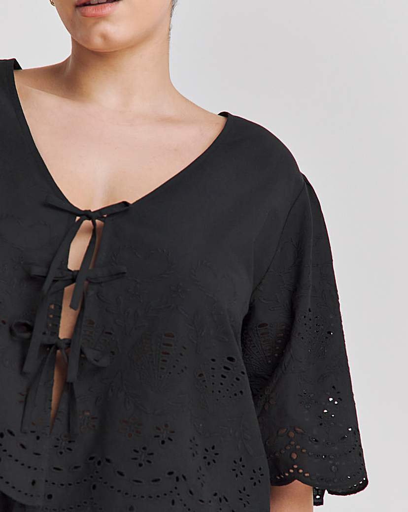 Simply Be Broderie Beach Co Ord