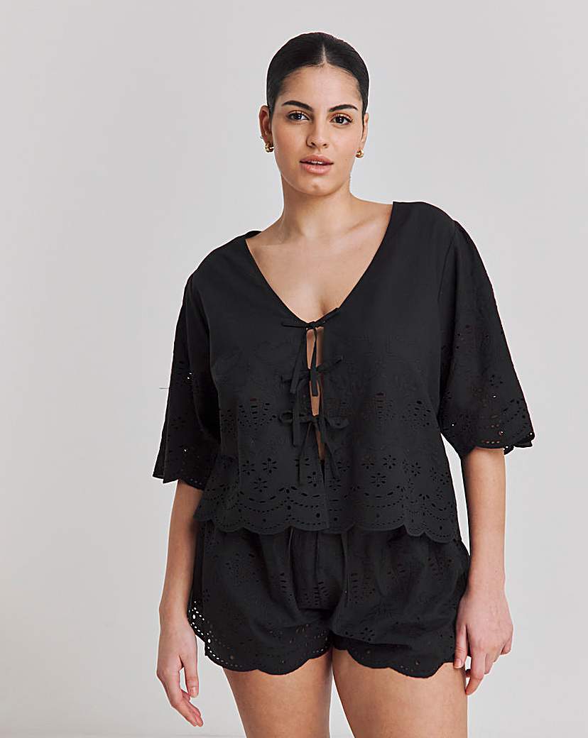 Simply Be Broderie Beach Co Ord
