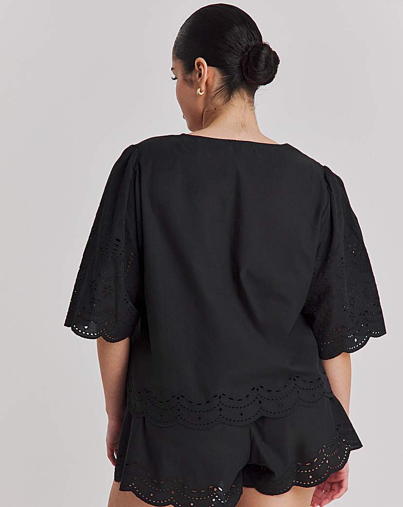 Simply Be Broderie Beach Co Ord