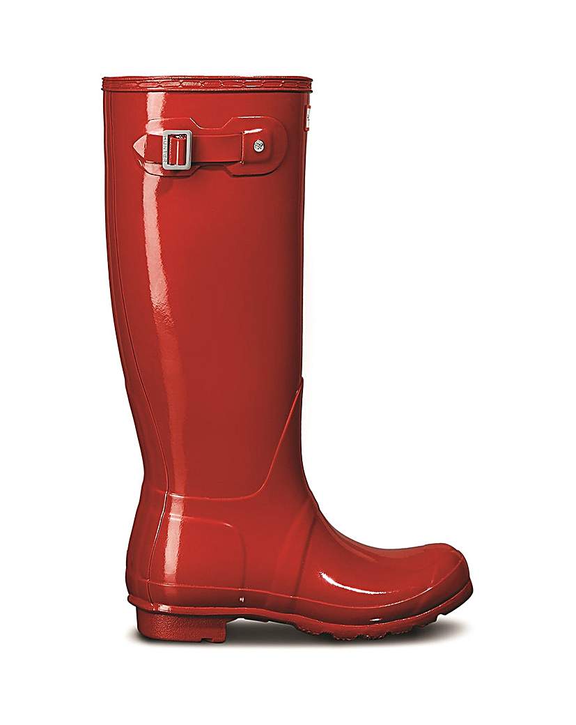 Hunter Original Tall Gloss Wellingtons - Womens - Size 3 - Waterproof Boots - Womens