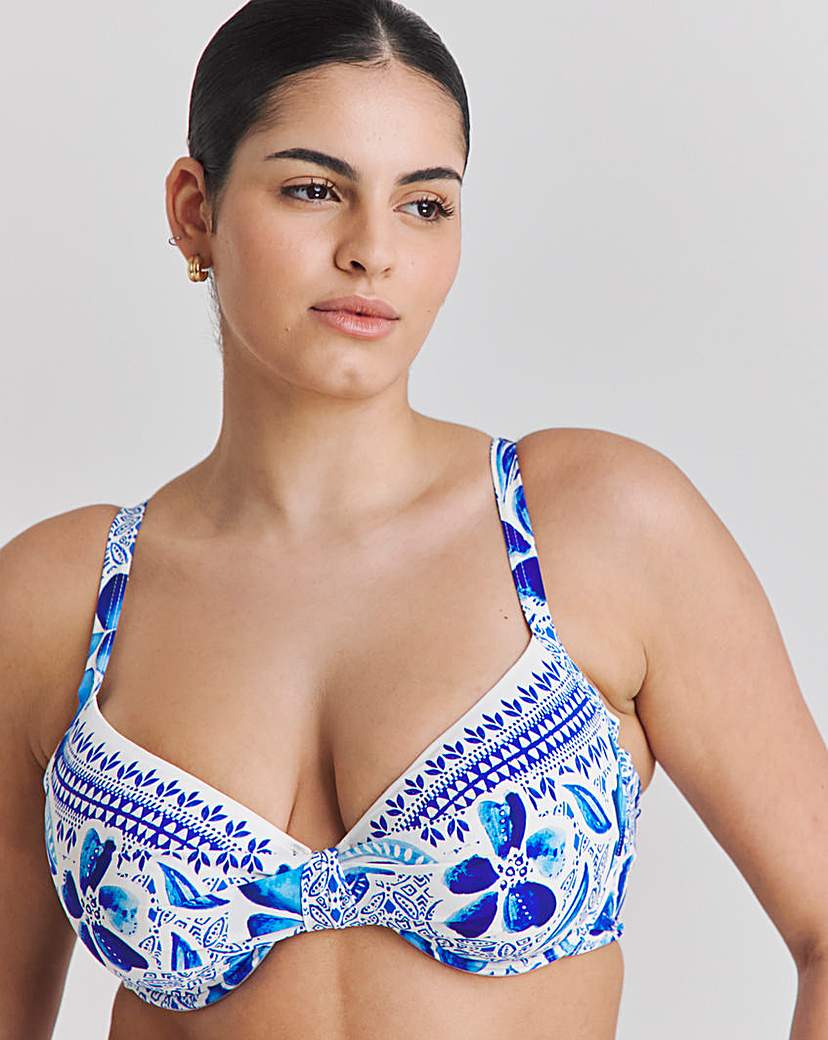 Magisculpt Twist Front Plunge Bikini Top