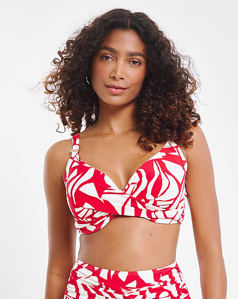 New In - MAGISCULPT Twist Front Wired Bikini Top