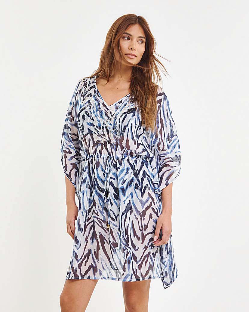 New In - Magisculpt Embellished Kaftan