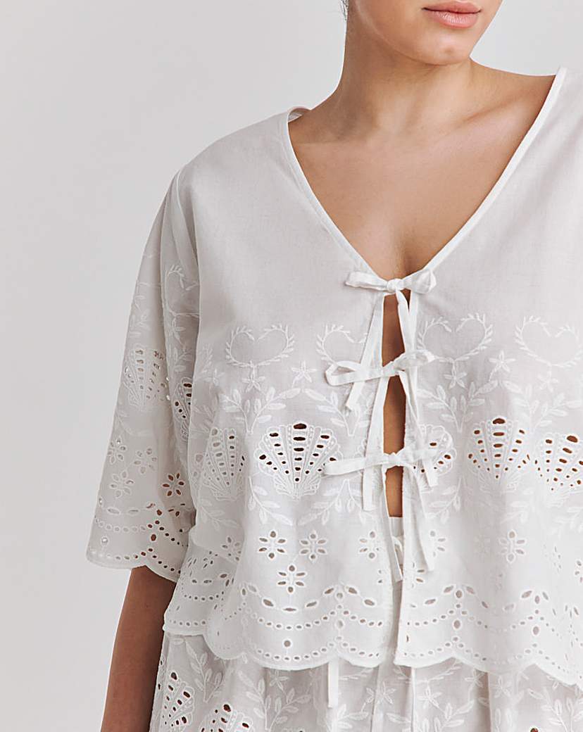 Simply Be Beach Broderie Co-Ord