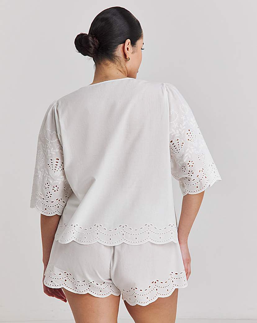 Simply Be Beach Broderie Co-Ord