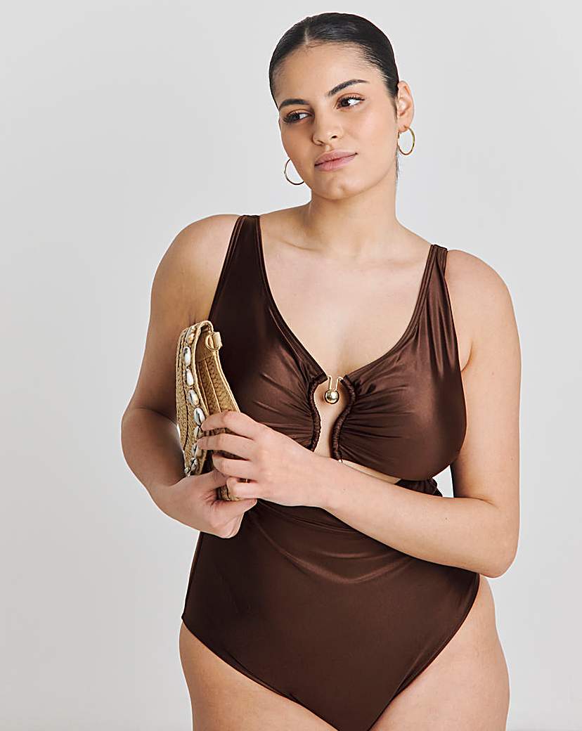 Trim Detail Swimsuit