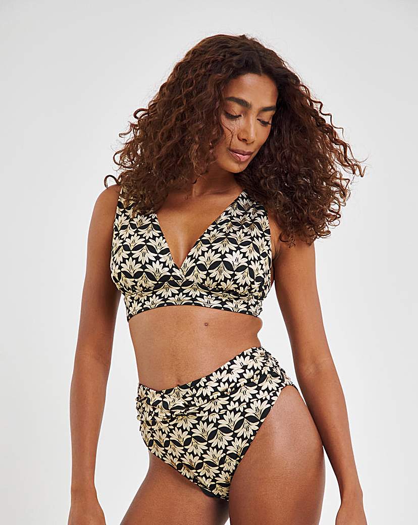 JD Williams Foil Fan Print Bikini Set