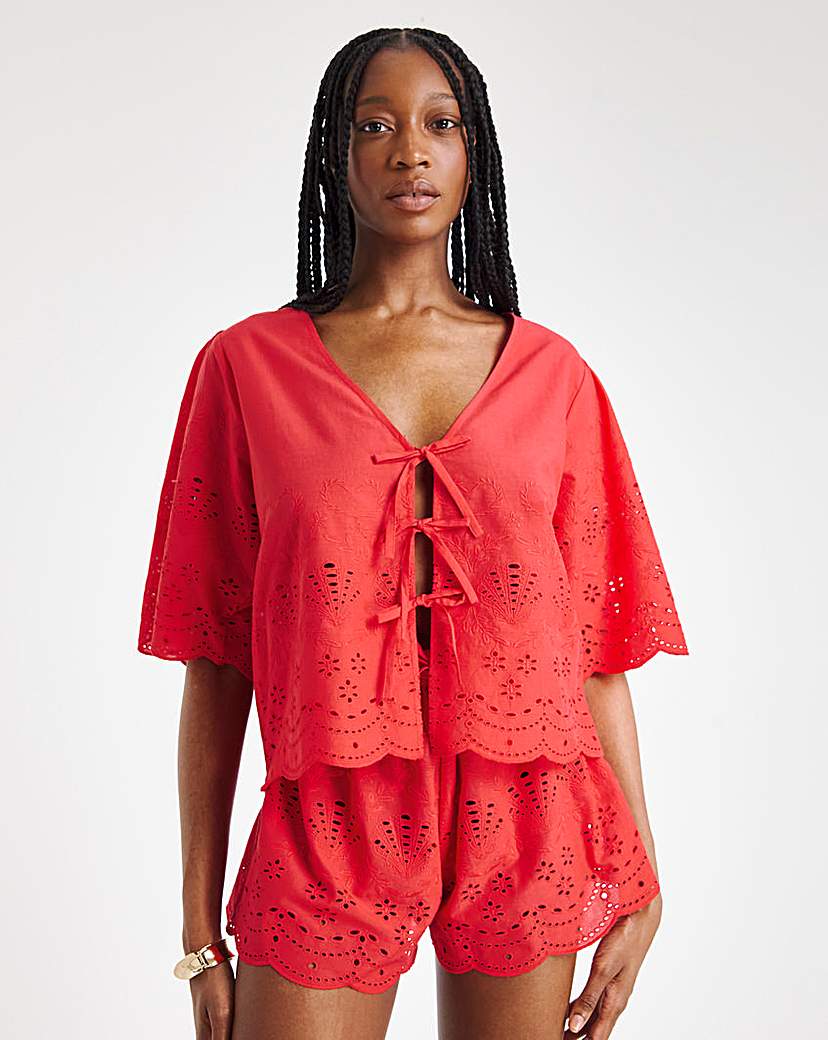 Simply Be Beach Broderie Co-Ord
