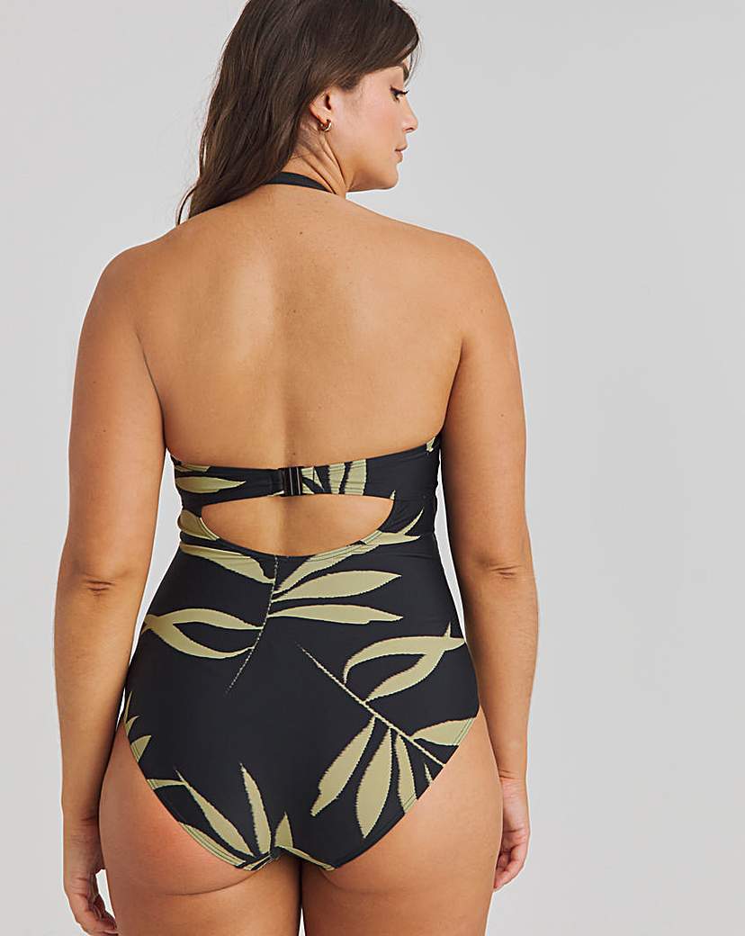 Figleaves Halter Tummy Control Swimsuit