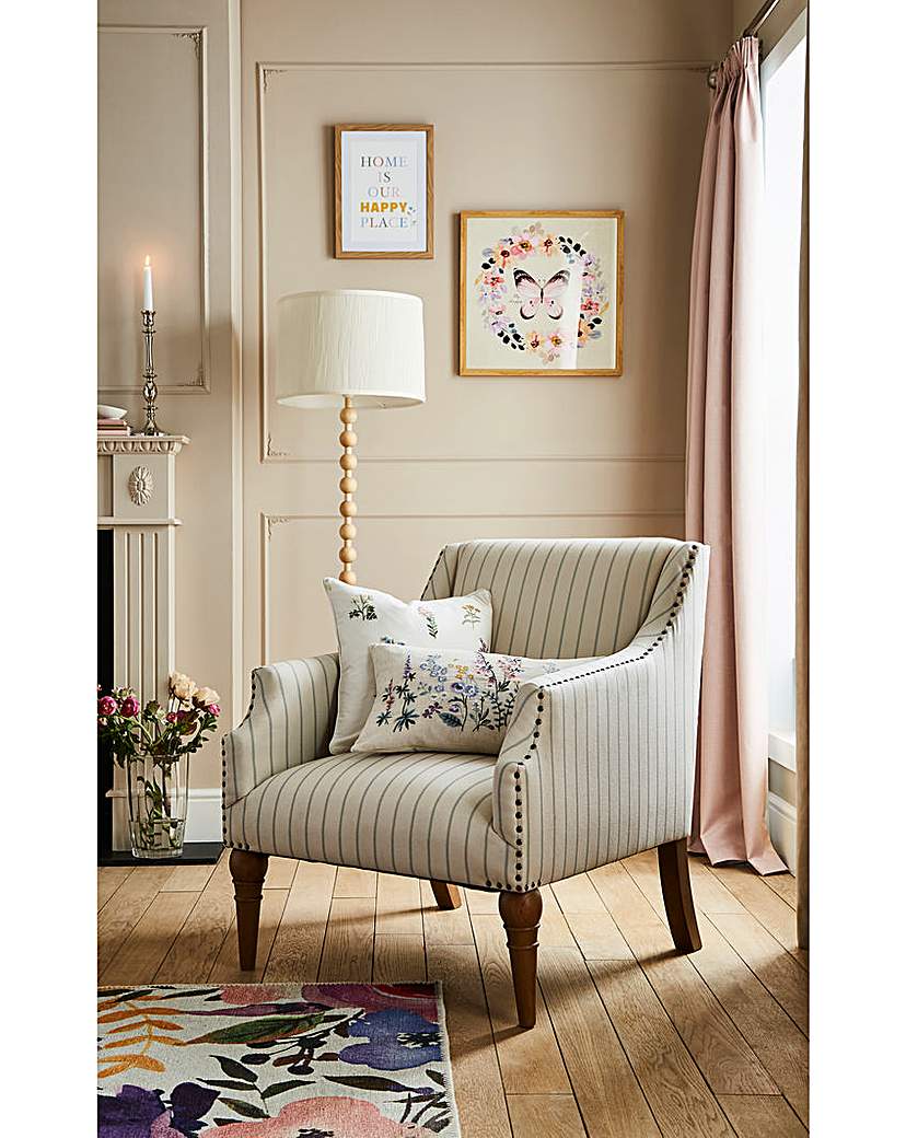 Julipa Everly Stripe Accent Chair