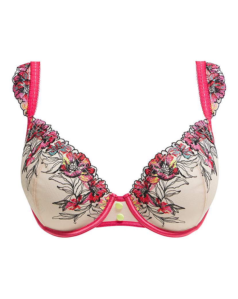 Figleaves Olivia Embroidered Balcony Bra