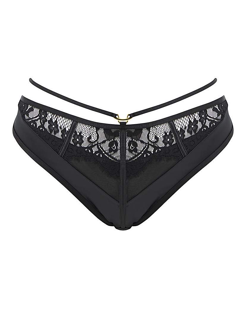Figleaves Adele Satin and Lace Brazilian