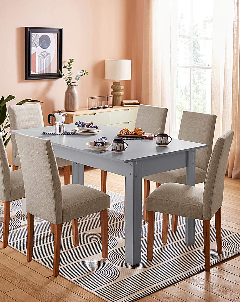 Dakota Extending Table With Ava Fabric
