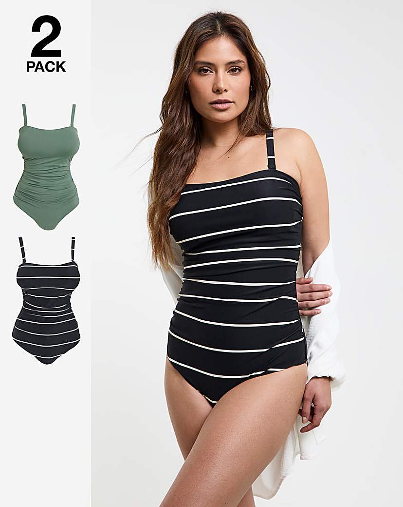 MAGISCULPT 2 Pack Bandeau Swimsuits