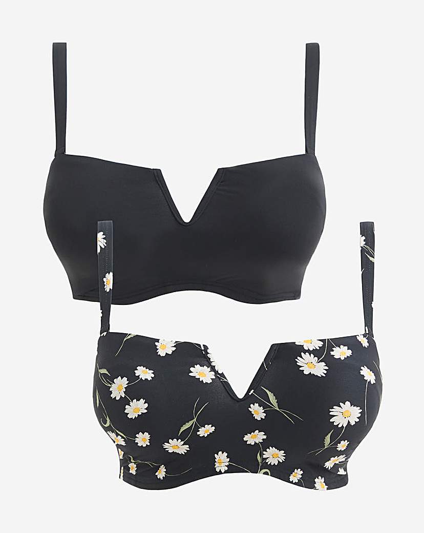 MAGISCULPT 2 Pack Bandeau Bikini Tops