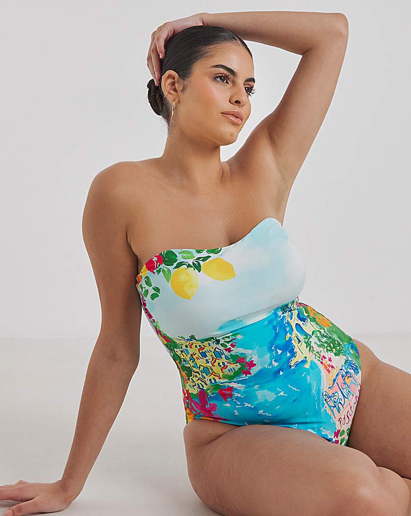 Simply Be Bandeau Swimsuit