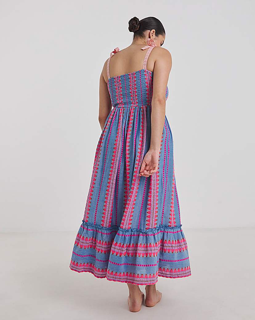 Beach to Beach Stripe Maxi Beach Dress