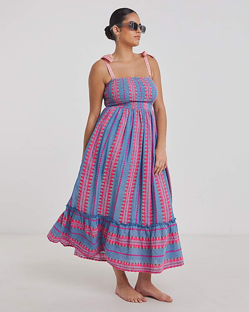 New In - Beach to Stripe Maxi Dress