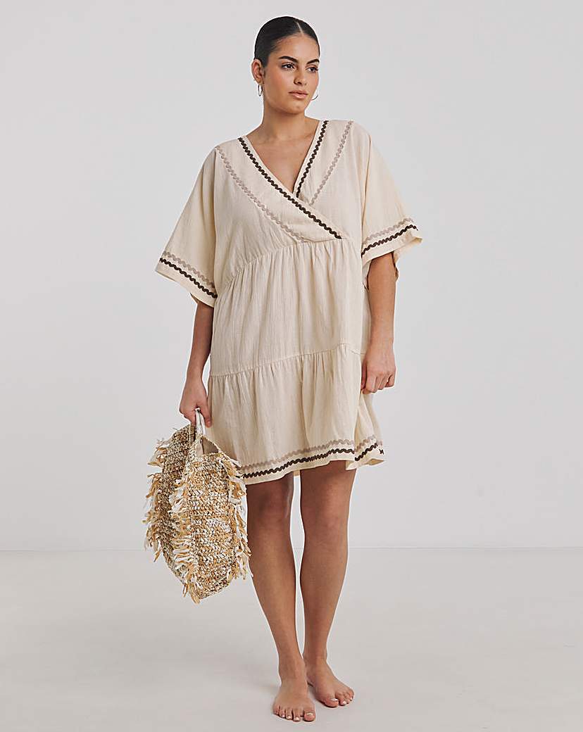 Beach to Beach Ric Rac Mini Beach Dress