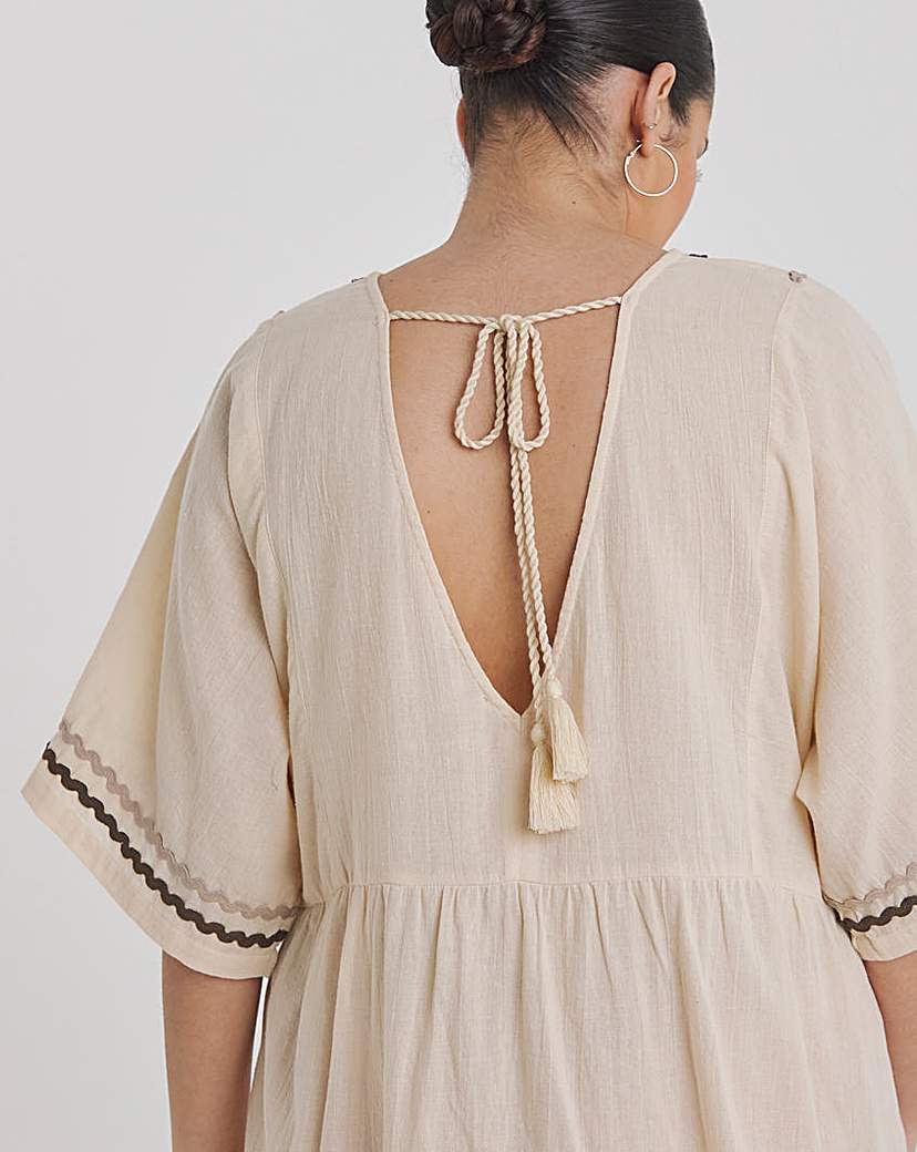 Beach to Beach Ric Rac Mini Beach Dress