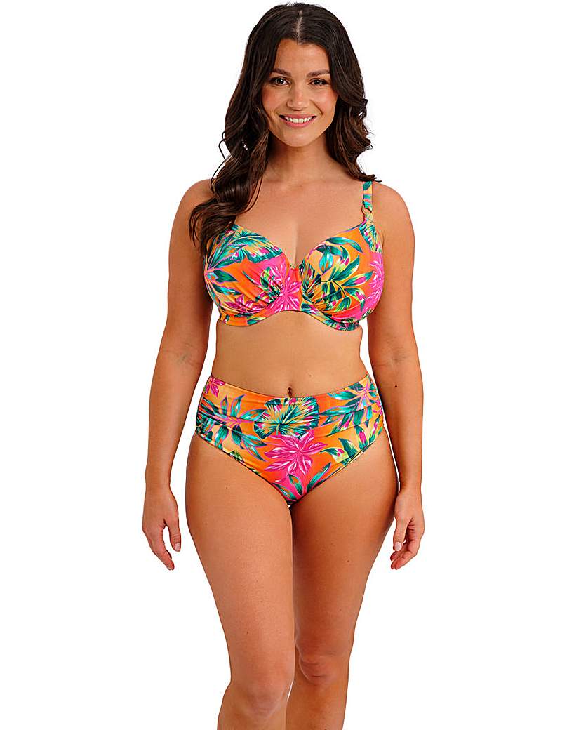 Fantasie Women's Bikini Top - Underwire Gathered Full Cup - Heatwave - 36FF