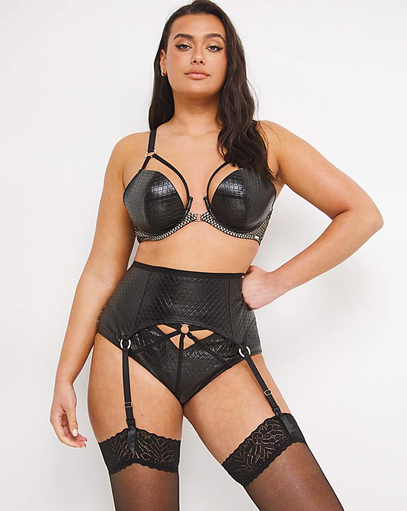 Figleaves Curve Irresistible Faux Leather Bra Simply Be