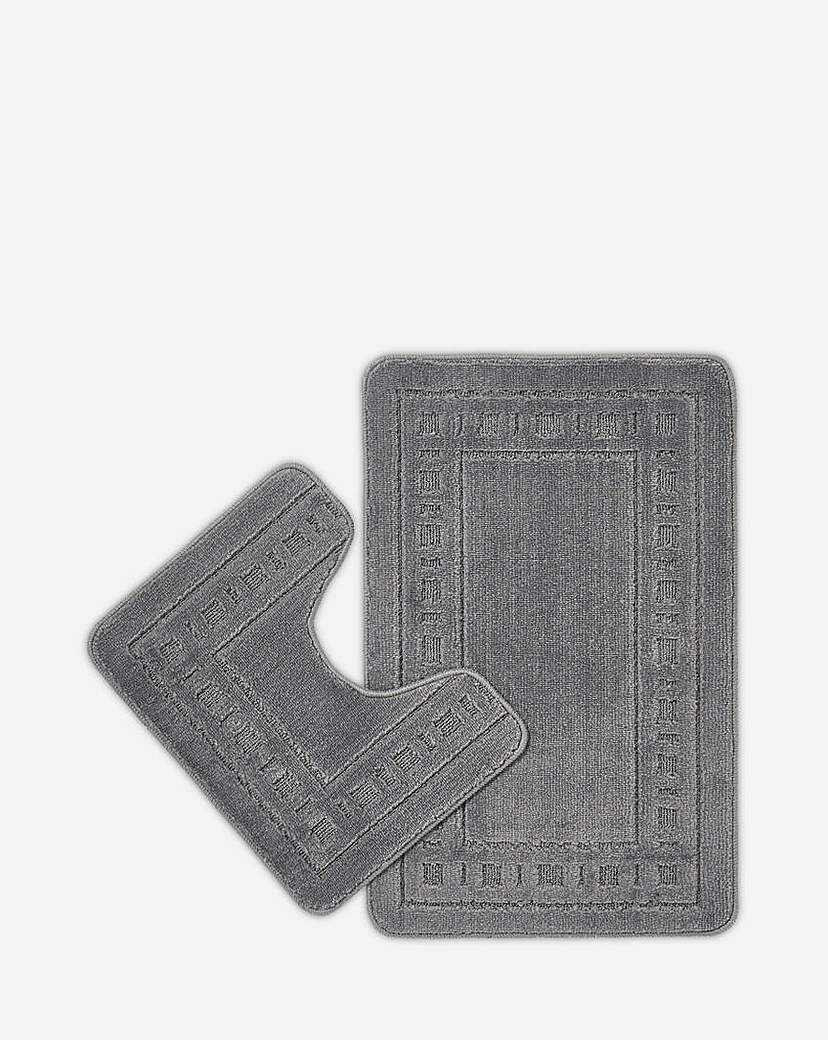 Armoni Bath and Pedestal Mat Set