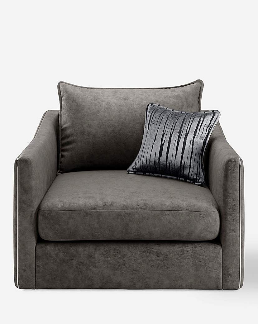Image of Ava Embossed Velvet Chair