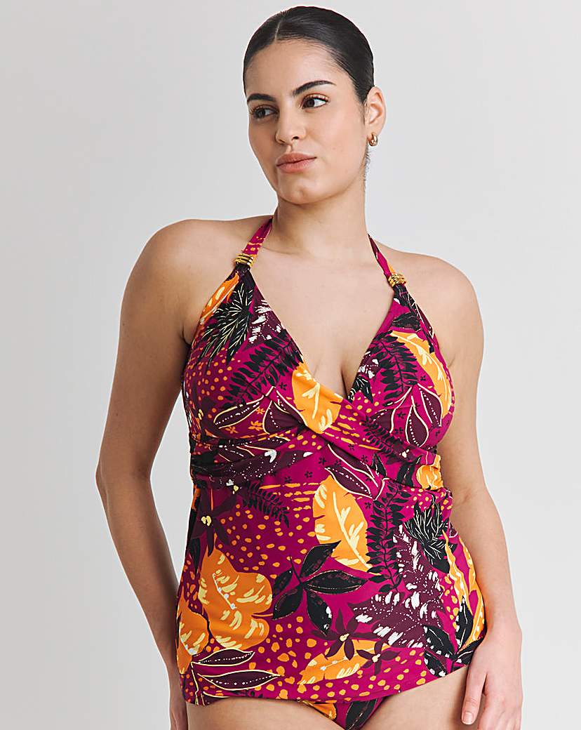 MAGISCULPT Twist Front Tankini Set