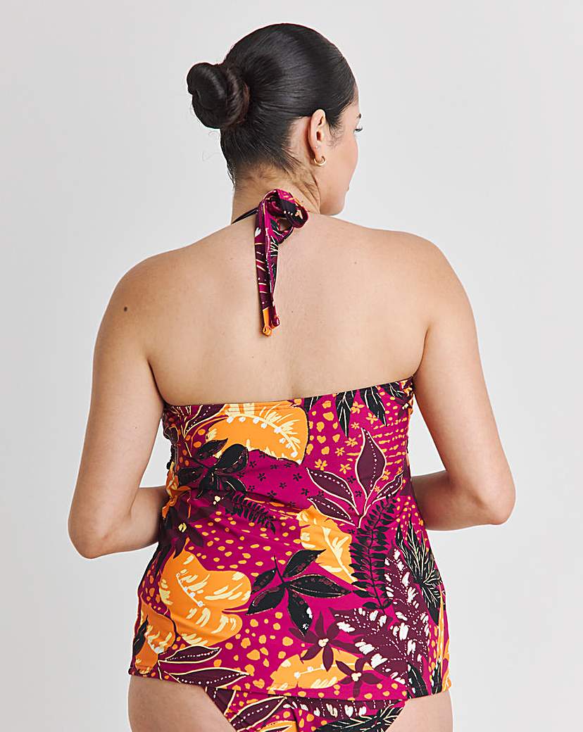 MAGISCULPT Twist Front Tankini Set
