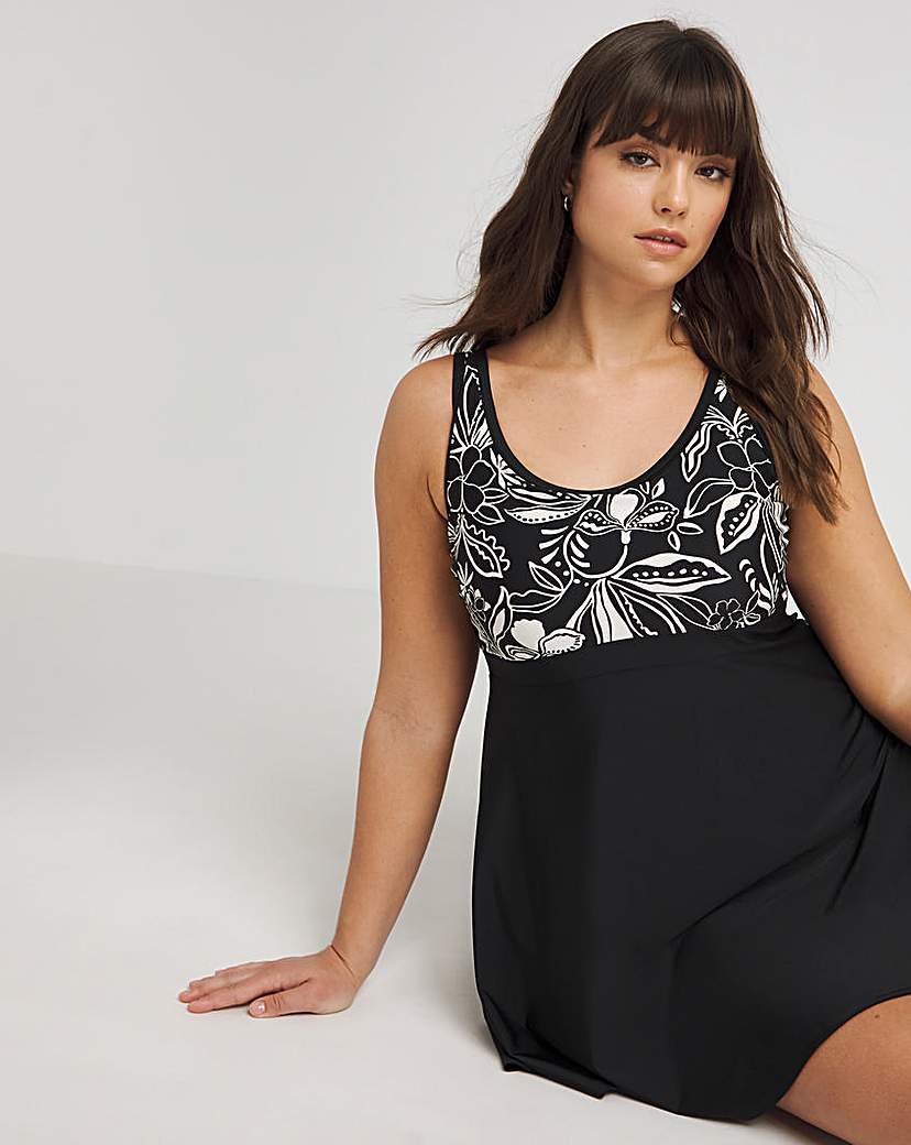Sports Swimdress With Shorts Attached