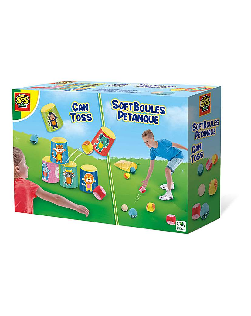 Image of SES Can Toss and Soft Boules 2-in-1 Game