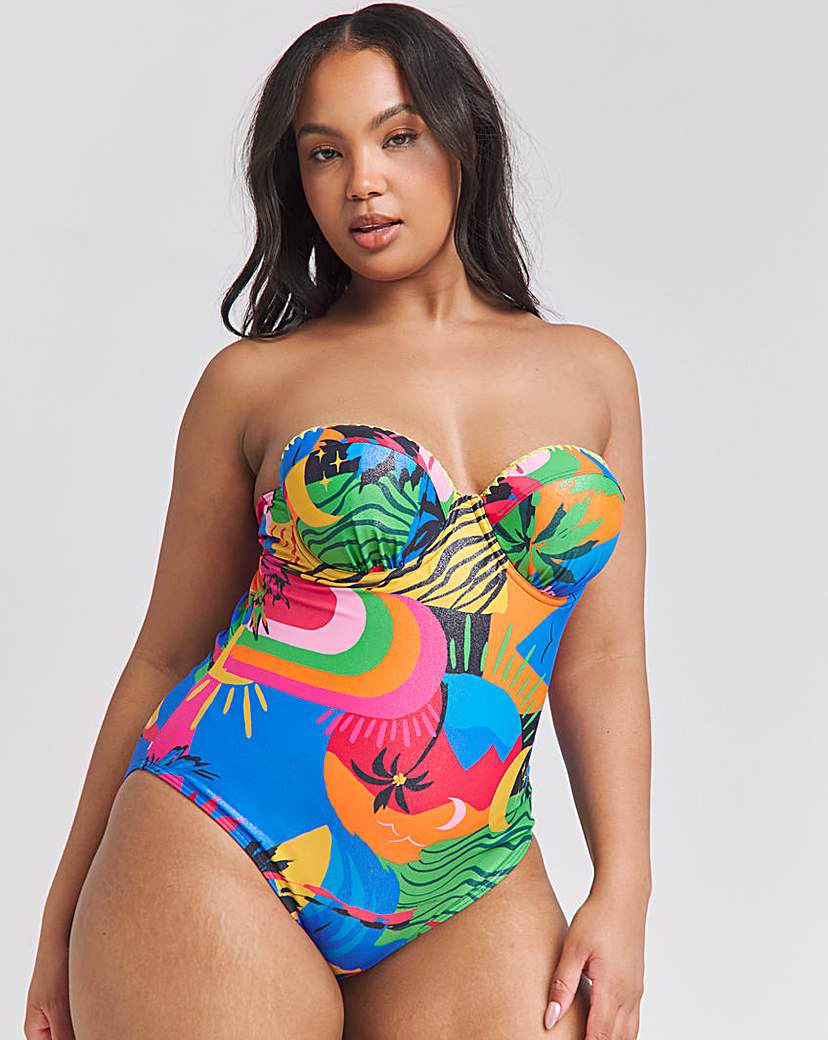 Swimming costume with built in bra on sale