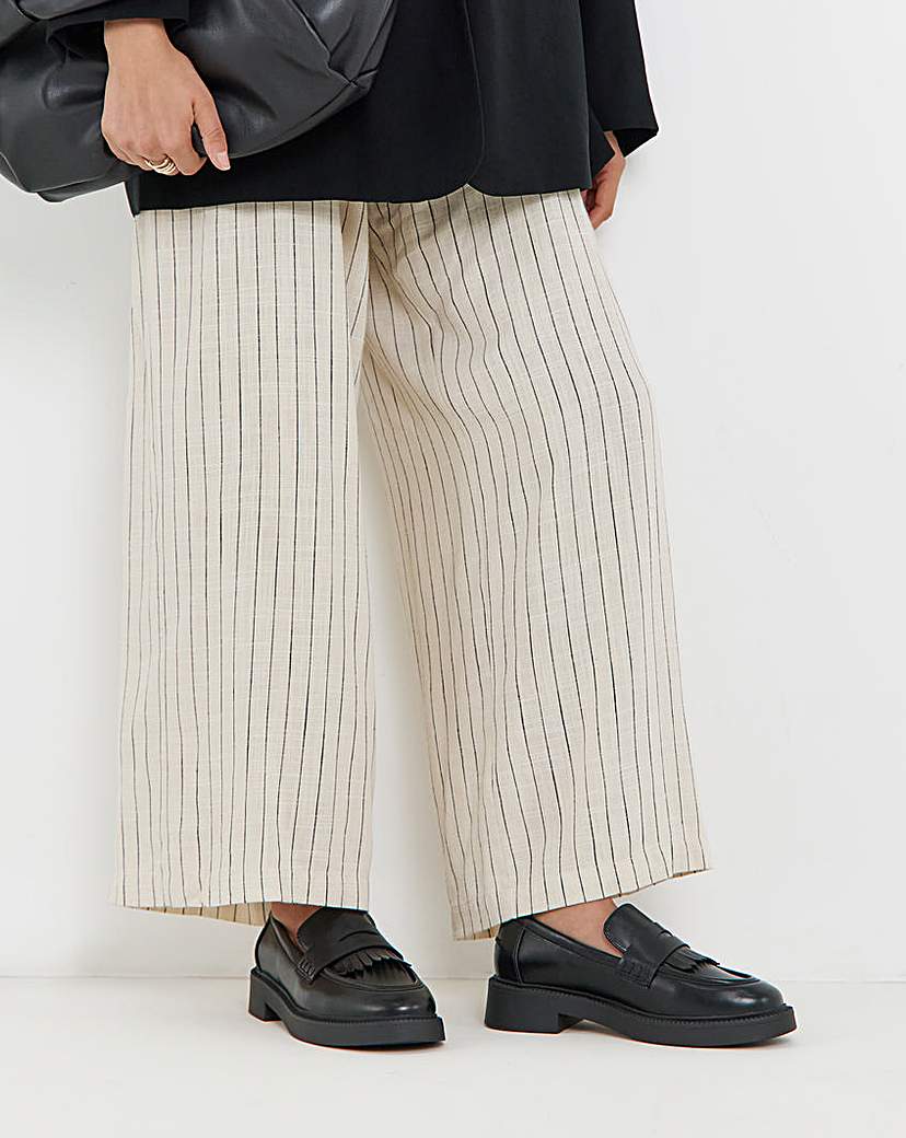 Classic Fringe Loafer Shoes Wide Fit