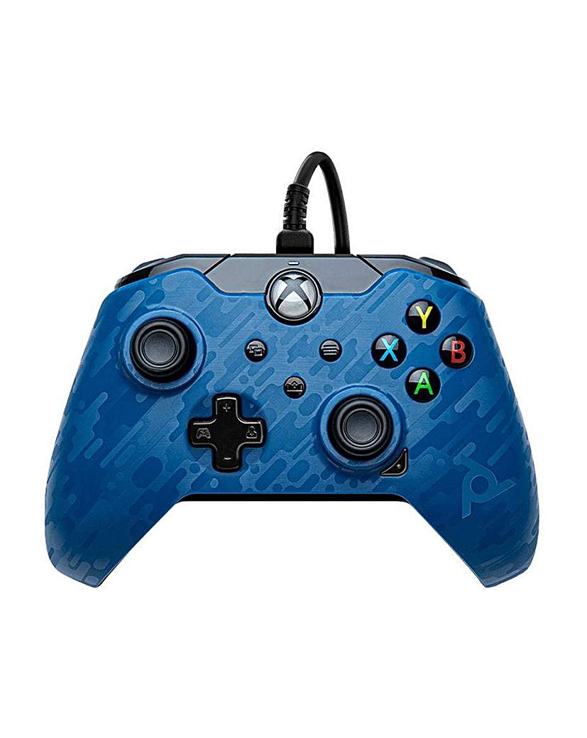 Wired Controller - Blue Camo Xbox One