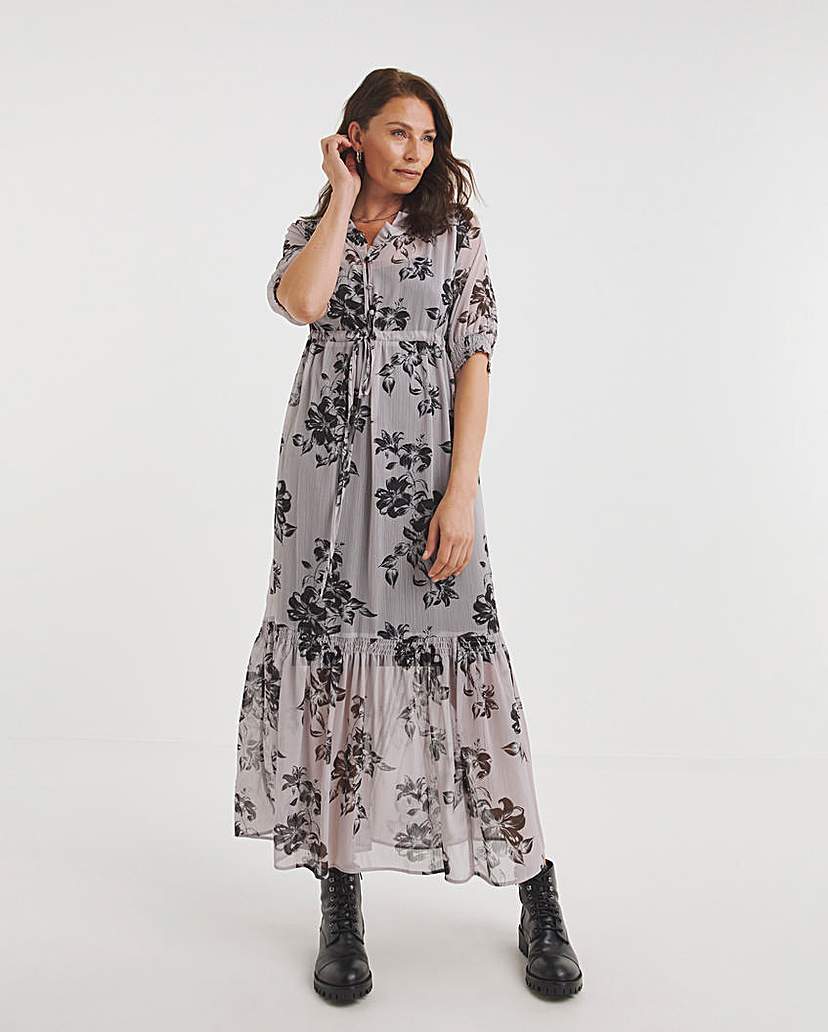 Chiffon Smock Dress