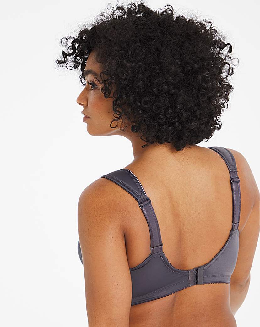 Miss Mary Jacquard Non Wired Bra Grey