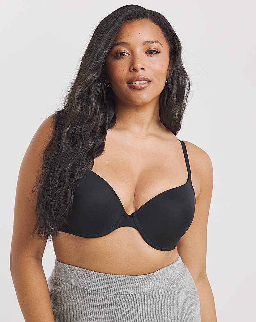 Wonderbra Value T Shirt Wired Bra Black