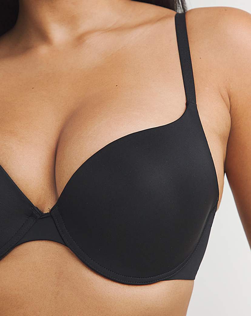 Wonderbra Value T Shirt Wired Bra Black