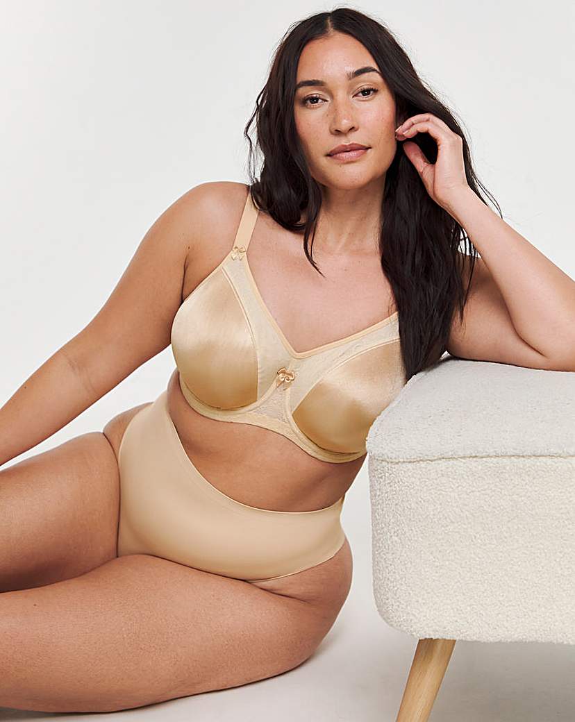 Goddess Yvette Moulded Cup Bra Nude - Nude