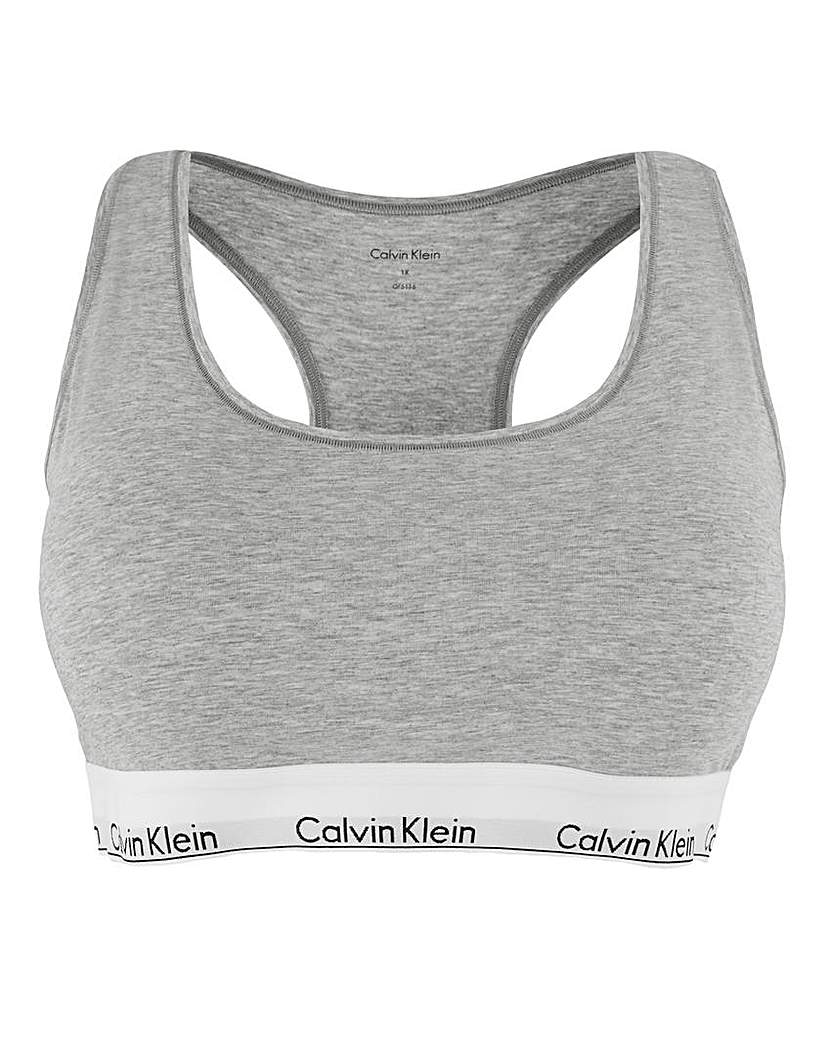 Calvin Klein Modern Cotton Bralet Grey