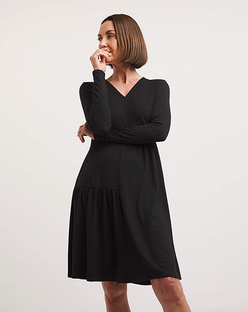 Asymmetric Swing Dress